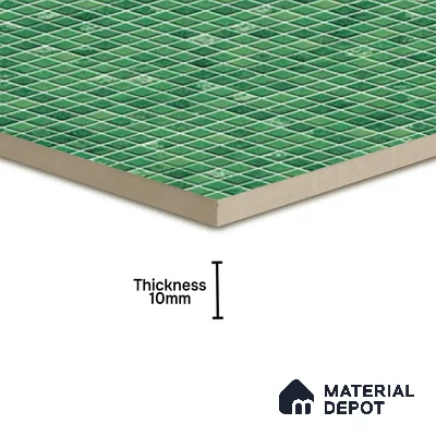 Mosaic Wall Tile TL 07180 D Penny Cosmo Green 1 ft x 1 ft Glossy Finish Ceramic Tile - 10 mm