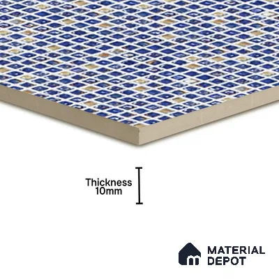 Mosaic Wall Tile TL 07180 E Penny Cosmo Syros 1 ft x 1 ft Glossy Finish Ceramic Tile - 10 mm