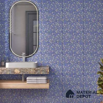 Mosaic Wall Tile TL 07180 E Penny Cosmo Syros 1 ft x 1 ft Glossy Finish Ceramic Tile - 10 mm