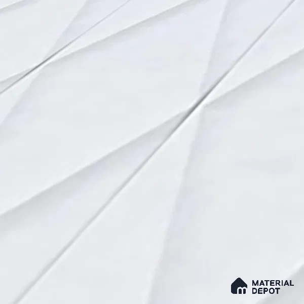 Faux Subway Wall Tile TL 07188 Plaka Nexo White 1 ft x 1 ft Matte Finish Ceramic Tile - 10 mm | Suitable For Kitchen & Bathroom