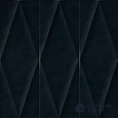 Faux Subway Wall Tile TL 07188 B Plaka Nexo Black 1 ft x 1 ft Matte Finish Ceramic Tile - 10 mm | Suitable For Kitchen & Bathroom