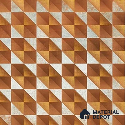 Highlighter Wall Tile TL 07185 Brillo Nexo Keystone 1 ft x 1 ft Matte Finish Ceramic Tile - 10 mm | Suitable For Kitchen, Bathroom & Accent/Feature Wall