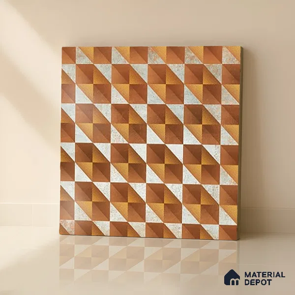 Highlighter Wall Tile TL 07185 Brillo Nexo Keystone 1 ft x 1 ft Matte Finish Ceramic Tile - 10 mm | Suitable For Kitchen, Bathroom & Accent/Feature Wall