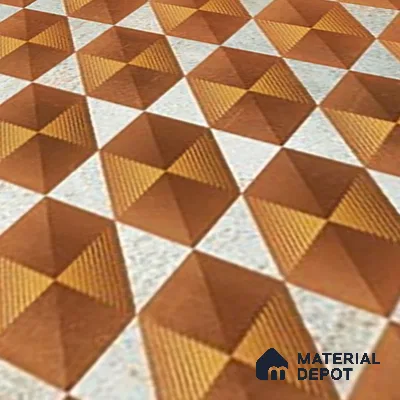 Highlighter Wall Tile TL 07185 Brillo Nexo Keystone 1 ft x 1 ft Matte Finish Ceramic Tile - 10 mm | Suitable For Kitchen, Bathroom & Accent/Feature Wall