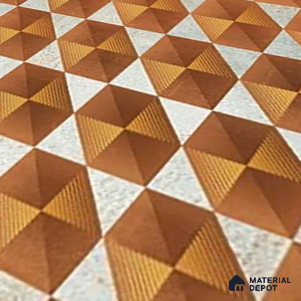 Highlighter Wall Tile TL 07185 Brillo Nexo Keystone 1 ft x 1 ft Matte Finish Ceramic Tile - 10 mm | Suitable For Kitchen, Bathroom & Accent/Feature Wall