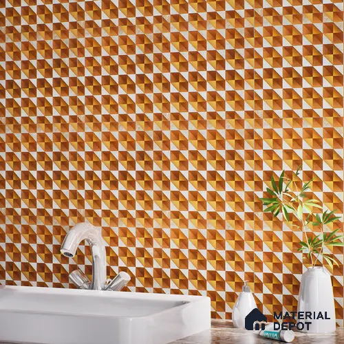 TL 07185 Brillo Nexo Keystone 1 ft x 1 ft Matte Finish Ceramic Tile - 10 mm