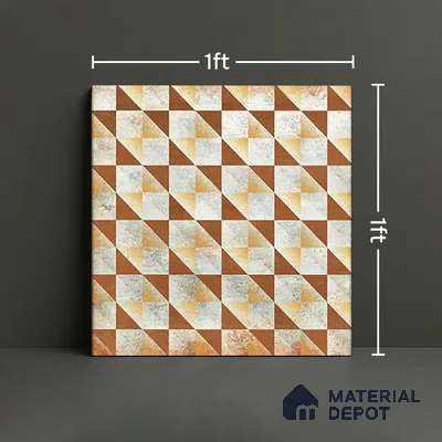 TL 07185 B Brillo Nexo Kroma 1 ft x 1 ft Matte Finish Ceramic Tile - 10 mm