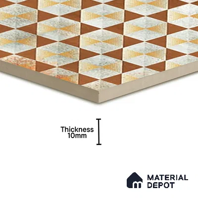 TL 07185 B Brillo Nexo Kroma 1 ft x 1 ft Matte Finish Ceramic Tile - 10 mm