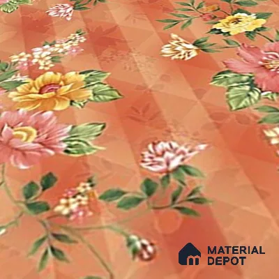 Floral Wall Tile TL 07185 C Brillo Nexo Palma 1 ft x 1 ft Matte Finish Ceramic Tile - 10 mm | Please Expect a Slight Variation of Pattern