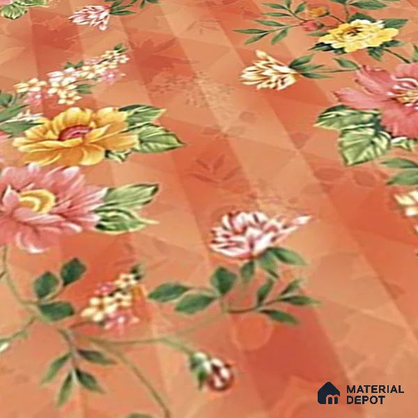 Floral Wall Tile TL 07185 C Brillo Nexo Palma 1 ft x 1 ft Matte Finish Ceramic Tile - 10 mm | Please Expect a Slight Variation of Pattern