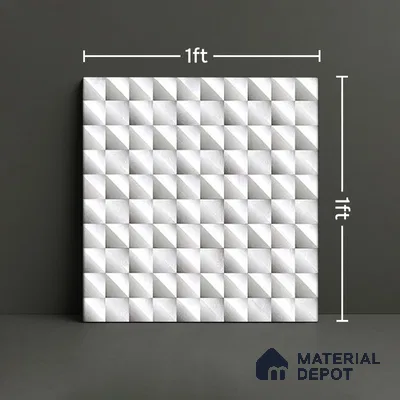 TL 07185 E Brillo Nexo Zafra 1 ft x 1 ft Matte Finish Ceramic Tile - 10 mm