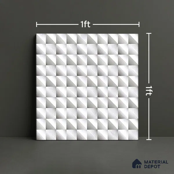 TL 07185 E Brillo Nexo Zafra 1 ft x 1 ft Matte Finish Ceramic Tile - 10 mm