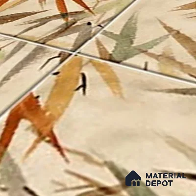 Tropical Wall Tile TL 07187 C Kenzo Nexo Imastio Deco 1 ft x 1 ft Matte Finish Ceramic Tile - 10 mm | Please Expect a Slight Variation of Pattern
