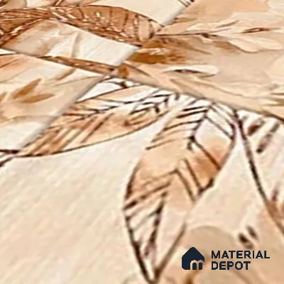 Tropical Wall Tile TL 07187 E Kenzo Nexo Kelino Deco 1 ft x 1 ft Matte Finish Ceramic Tile - 10 mm | Please Expect a Slight Variation of Pattern
