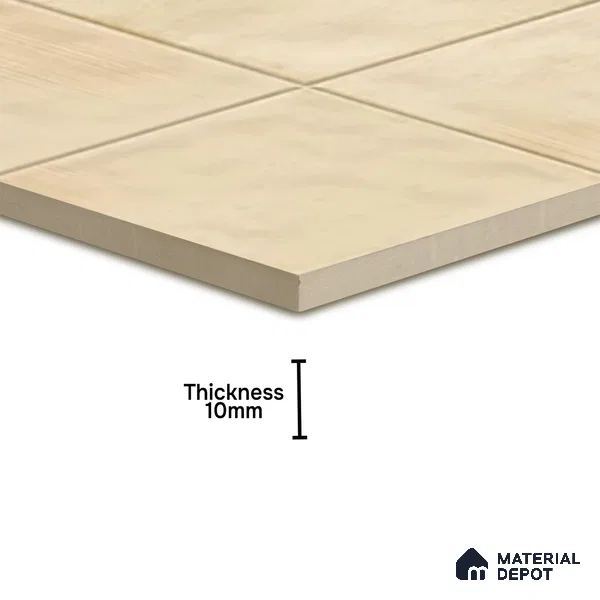Plain Wall & Floor Tile TL 07187 F Kenzo Nexo Lena Lt 1 ft x 1 ft Matte Finish Ceramic Tile - 10 mm