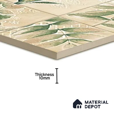 TL 07187 G Kenzo Nexo Lena Deco 1 ft x 1 ft Matte Finish Ceramic Tile - 10 mm