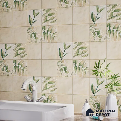 TL 07187 G Kenzo Nexo Lena Deco 1 ft x 1 ft Matte Finish Ceramic Tile - 10 mm