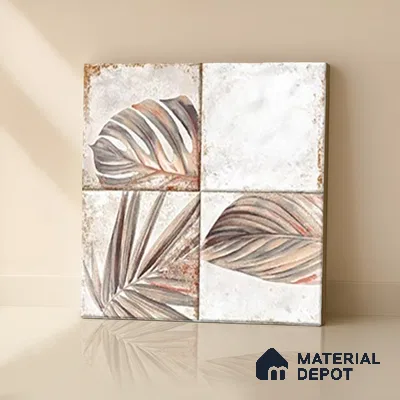 TL 07187 I Kenzo Nexo Megan Deco 1 ft x 1 ft Matte Finish Ceramic Tile - 10 mm