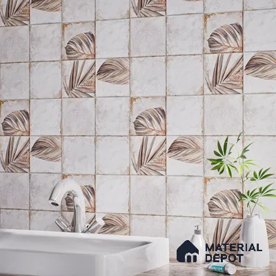 TL 07187 I Kenzo Nexo Megan Deco 1 ft x 1 ft Matte Finish Ceramic Tile - 10 mm