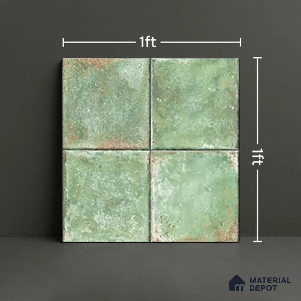 TL 07187 J Kenzo Nexo Mountain Dk 1 ft x 1 ft Matte Finish Ceramic Tile - 10 mm