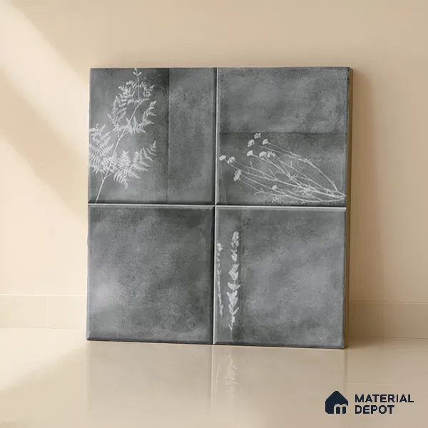 TL 07187 M Kenzo Nexo Slate 1 ft x 1 ft Matte Finish Ceramic Tile - 10 mm