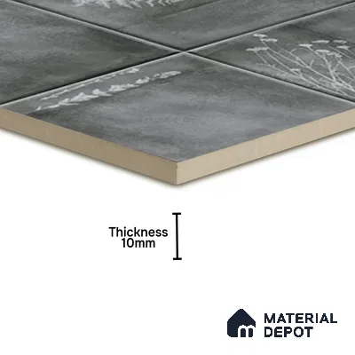 TL 07187 M Kenzo Nexo Slate 1 ft x 1 ft Matte Finish Ceramic Tile - 10 mm