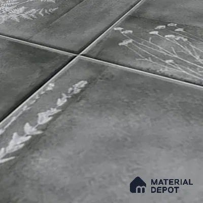 TL 07187 M Kenzo Nexo Slate 1 ft x 1 ft Matte Finish Ceramic Tile - 10 mm
