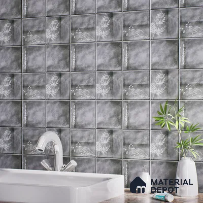 TL 07187 M Kenzo Nexo Slate 1 ft x 1 ft Matte Finish Ceramic Tile - 10 mm