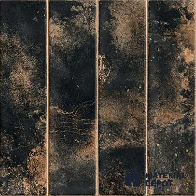 Faux Subway Wall Tile TL 07190 Tikal Nexo Ebony 1 ft x 1 ft Matte Finish Ceramic Tile - 10 mm | Suitable For Kitchen & Bathroom
