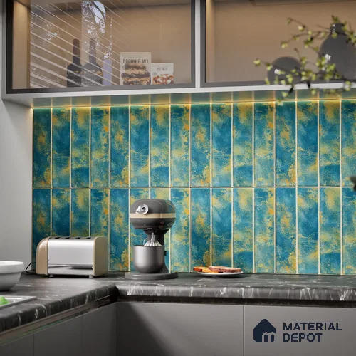 Faux Subway Wall Tile TL 07190 B Tikal Nexo Mos 1 ft x 1 ft Matte Finish Ceramic Tile - 10 mm | Suitable For Kitchen & Bathroom