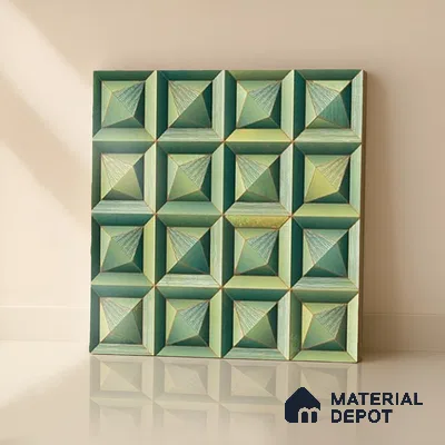 TL 07189 Prism Nexo Pine 1 ft x 1 ft Matte Finish Ceramic Tile - 10 mm