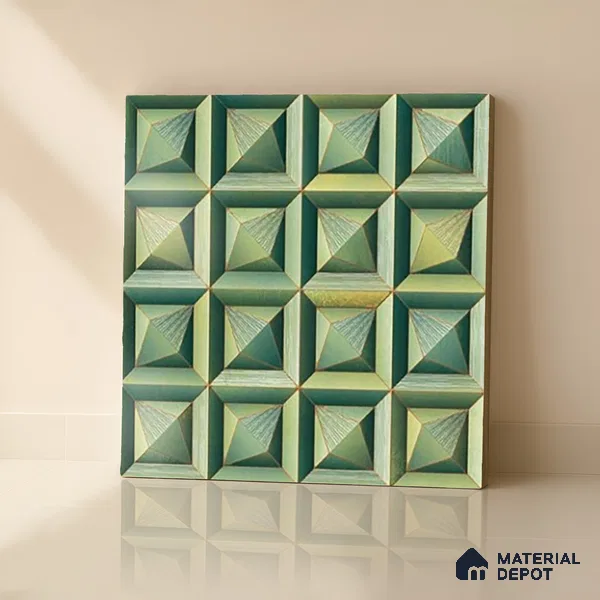 TL 07189 Prism Nexo Pine 1 ft x 1 ft Matte Finish Ceramic Tile - 10 mm