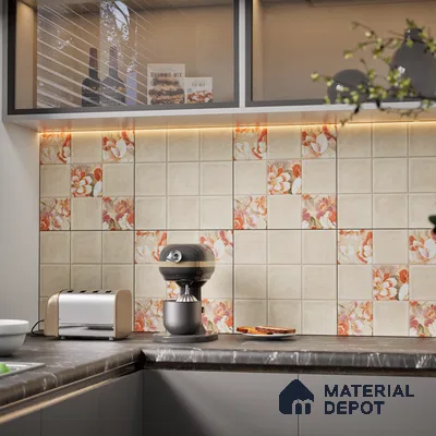 TL 07186 Filo Nexo Berta Lt 1 ft x 1 ft Matte Finish Ceramic Tile - 10 mm