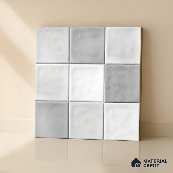 TL 07186 C Filo Nexo Ebro Lt 1 ft x 1 ft Matte Finish Ceramic Tile - 10 mm