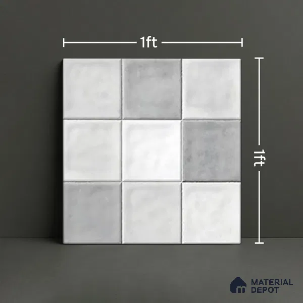TL 07186 C Filo Nexo Ebro Lt 1 ft x 1 ft Matte Finish Ceramic Tile - 10 mm