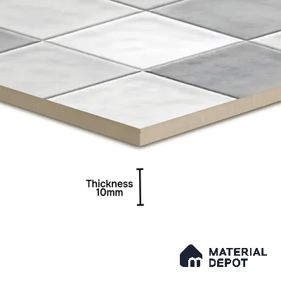 TL 07186 C Filo Nexo Ebro Lt 1 ft x 1 ft Matte Finish Ceramic Tile - 10 mm