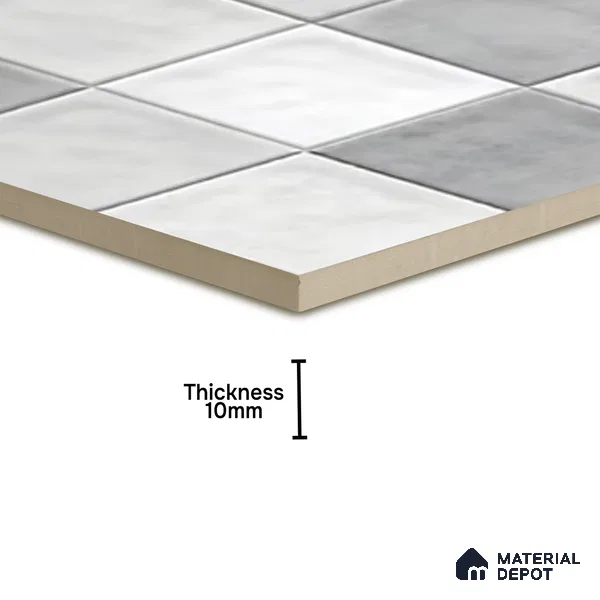 TL 07186 C Filo Nexo Ebro Lt 1 ft x 1 ft Matte Finish Ceramic Tile - 10 mm