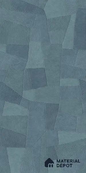 Punch Floor & Wall Tile TL 07889 Levels Aqua Decor - 1 4 ft x 2 ft Matte Finish Vitrified Tile - 9 mm  | Suitable For living Room, Bedroom, Bathroom