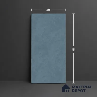 Cement Floor & Wall Tile TL 07889 B Levels Aqua 4 ft x 2 ft Matte Finish Endless Vitrified Tile - 9 mm  | Suitable For living Room, Bedroom, Bathroom