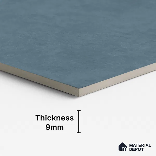 Cement Floor & Wall Tile TL 07889 B Levels Aqua 4 ft x 2 ft Matte Finish Endless Vitrified Tile - 9 mm  | Suitable For living Room, Bedroom, Bathroom