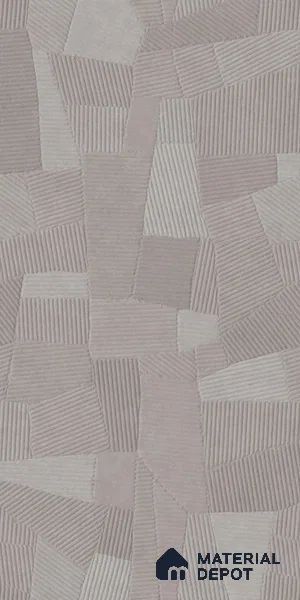 Punch Floor & Wall Tile TL 07897 Levels Steel Decor - 1 4 ft x 2 ft Matte Finish Vitrified Tile - 9 mm  | Suitable For living Room, Bedroom, Bathroom