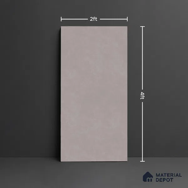 Stone Floor & Wall Tile TL 07897 B Levels Steel 4 ft x 2 ft Matte Finish Endless Vitrified Tile - 9 mm | Suitable For living Room, Bedroom, Bathroom