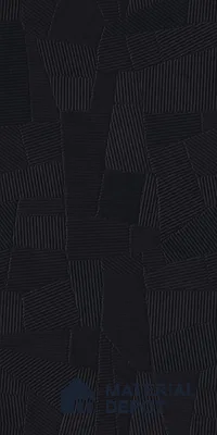 Punch Floor & Wall Tile TL 07891 Levels Black Decor - 1 4 ft x 2 ft Matte Finish Vitrified Tile - 9 mm  | Suitable For living Room, Bedroom, Bathroom