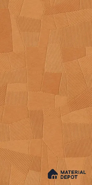 Punch Floor & Wall Tile TL 07894 Levels Marigold Decor - 1 4 ft x 2 ft Matte Finish Vitrified Tile - 9 mm | Suitable For living Room, Bedroom, Bathroom