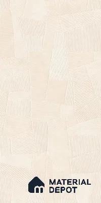 Punch Floor & Wall Tile TL 07890 Levels Beige Decor - 1 4 ft x 2 ft Matte Finish Vitrified Tile - 9 mm  | Suitable For living Room, Bedroom, Bathroom