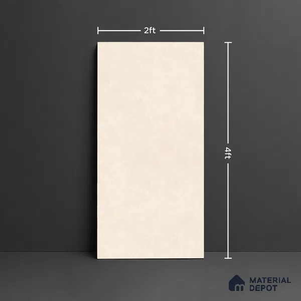 Stone Floor & Wall Tile TL 07890 B Levels Beige 4 ft x 2 ft Matte Finish Endless Vitrified Tile - 9 mm  | Suitable For living Room, Bedroom, Bathroom