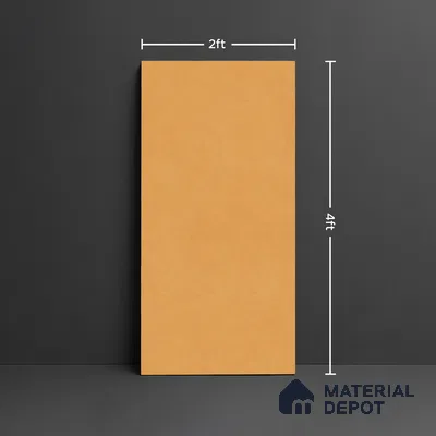 Stone Floor & Wall Tile TL 07895 B Levels Melon Yellow 4 ft x 2 ft Matte Finish Endless Vitrified Tile - 9 mm  | Suitable For living Room, Bedroom, Bathroom