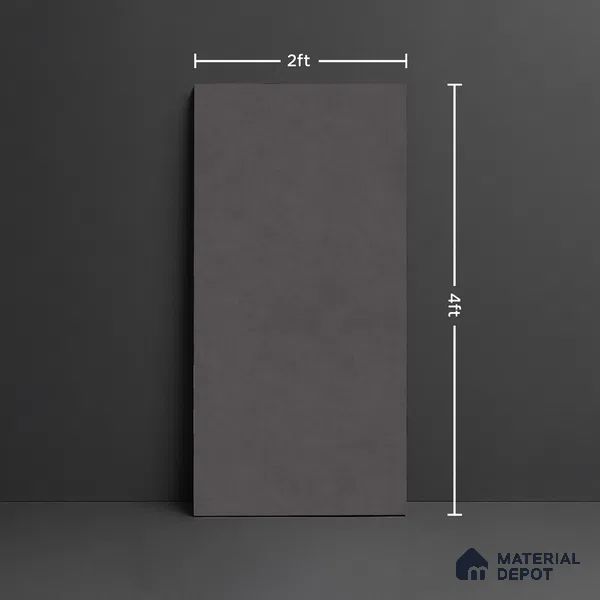 Stone Floor & Wall Tile TL 07892 B Levels DimGrey 4 ft x 2 ft Matte Finish Endless Vitrified Tile - 9 mm | Suitable For living Room, Bedroom, Bathroom