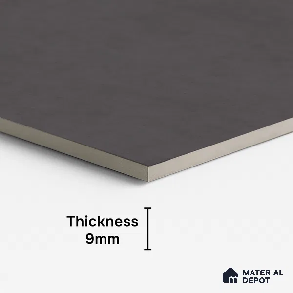Stone Floor & Wall Tile TL 07892 B Levels DimGrey 4 ft x 2 ft Matte Finish Endless Vitrified Tile - 9 mm | Suitable For living Room, Bedroom, Bathroom