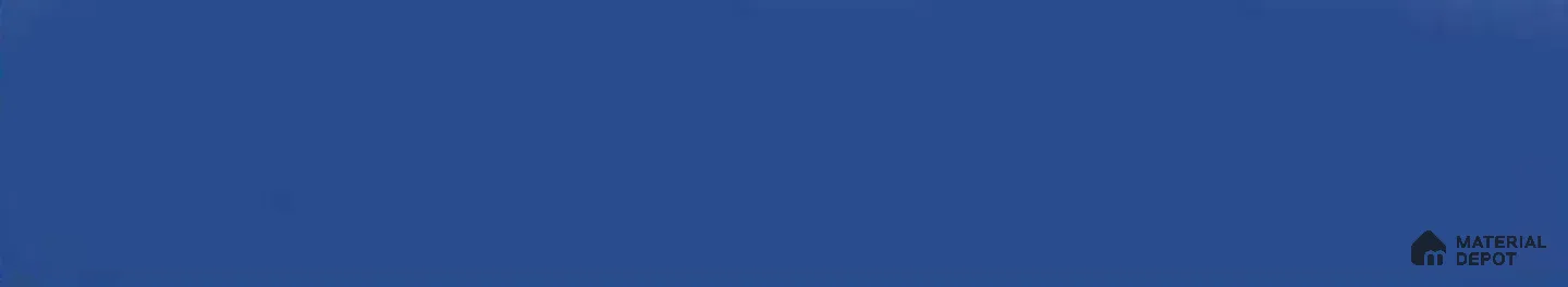 1009 Electric Blue Solid Series 25x2 mm Matte UV Finish PVC Edgeband - 1 Metre
